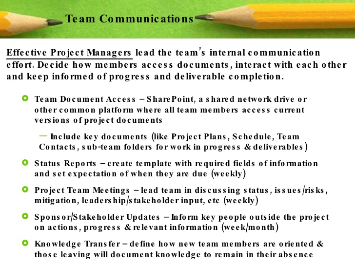 How To Lead A Project